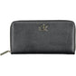 Black Polyester Women Wallet