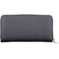 Blue Polyurethane Women Wallet