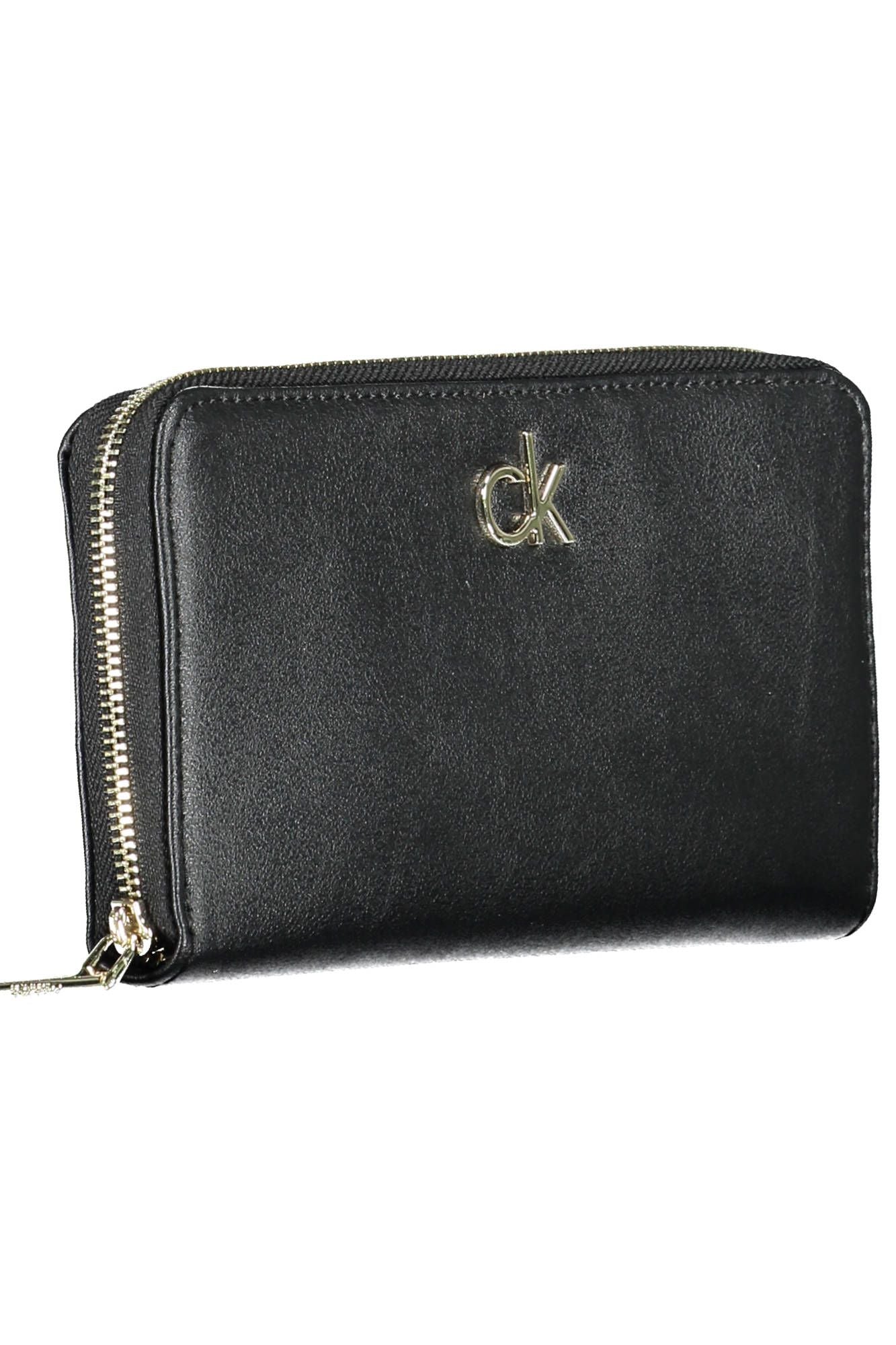 Black Polyester Women Wallet
