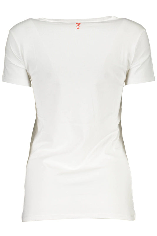 White Cotton Women TShirt