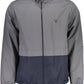 Gray Polyester Men Jacket