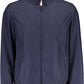 Blue Polyester Men's Jacket