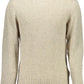 Beige Wool Men Sweater