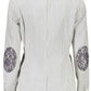 Blue Cotton Women Jacket