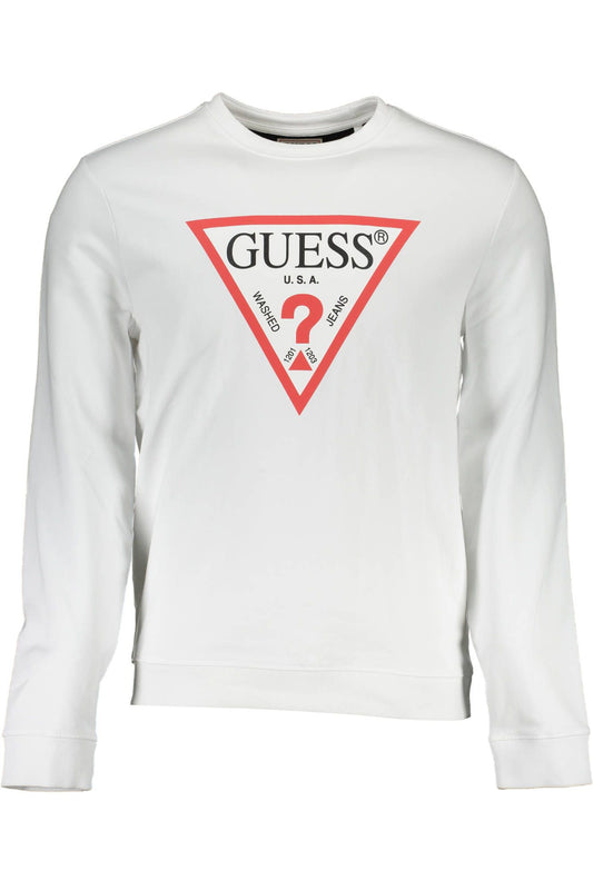 White Cotton Men Sweater
