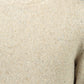 Beige Wool Men Sweater