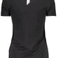 Black Cotton Women T-Shirt