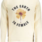 Beige Cotton Men Sweater