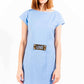 Light Blue Cotton Women Dress