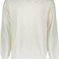 White Cotton Men's Sweater