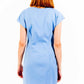 Light Blue Cotton Women Dress