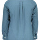 Blue Cotton Men Shirt