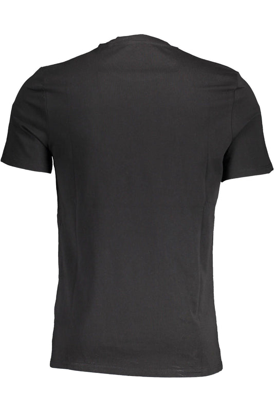 Black Cotton Men T-Shirt