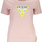 Pink Cotton Women Top