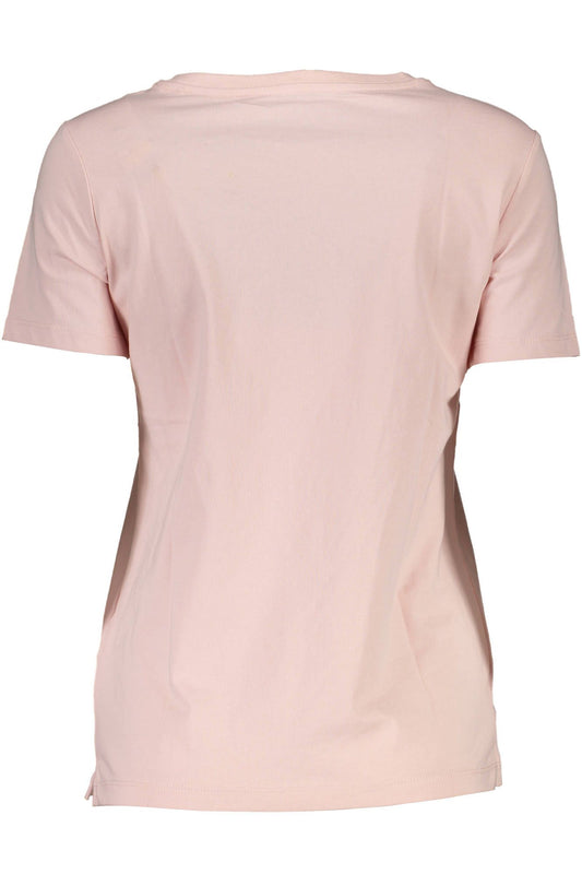 Pink Cotton Women Top