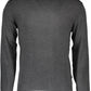 Gray Viscose Men Sweater