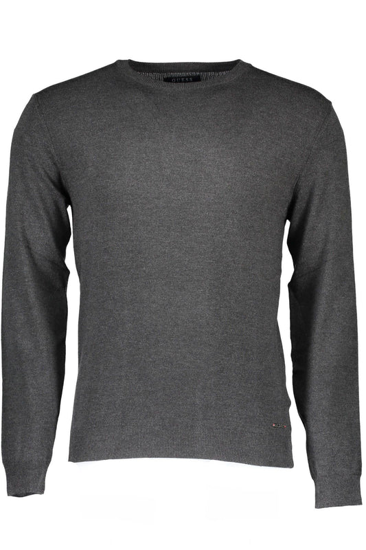 Gray Viscose Men Sweater