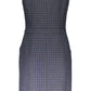 Blue Wool Women Dress