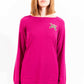 Purple Nylon Women Sweater