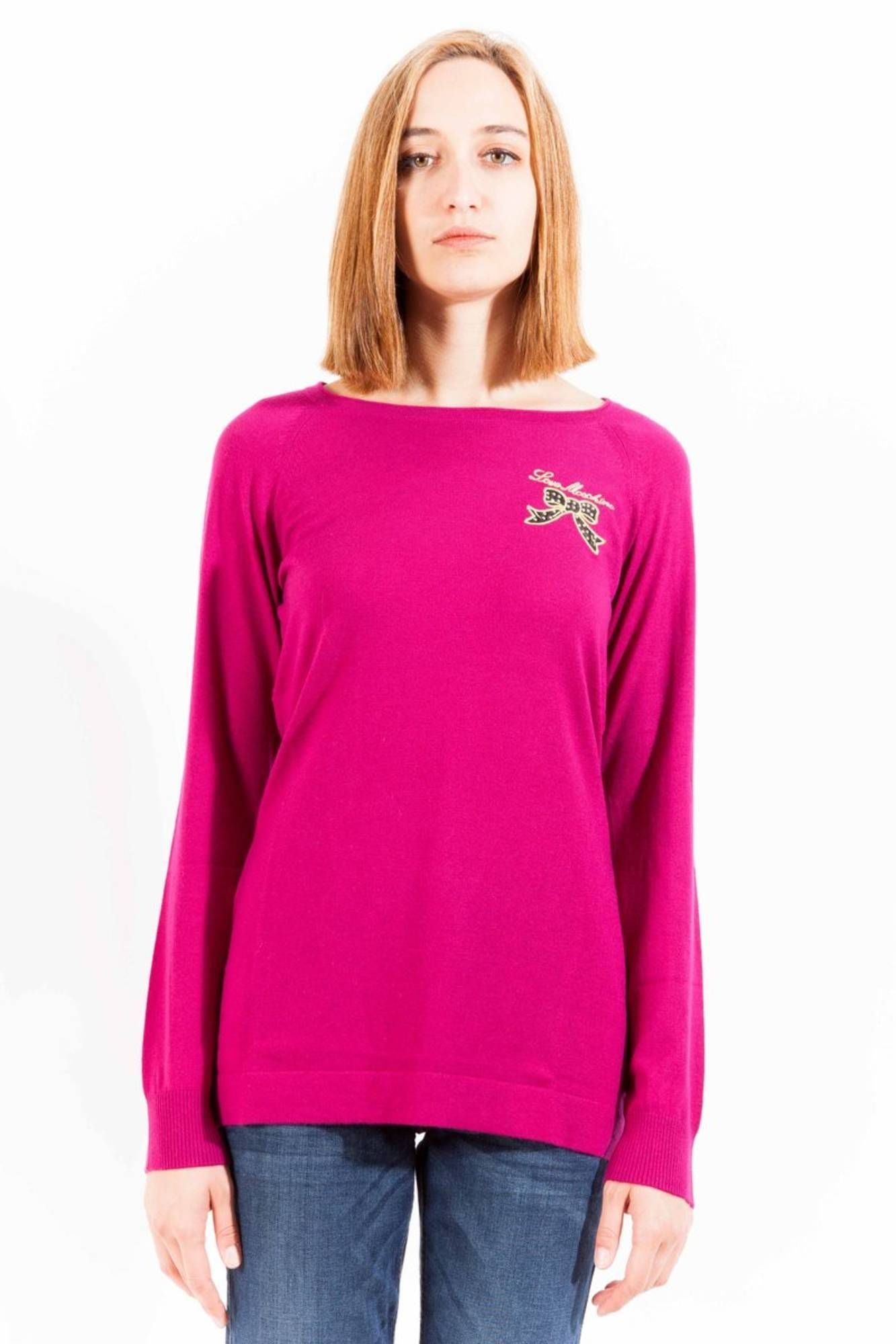 Purple Nylon Women Sweater