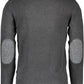 Gray Viscose Men Sweater