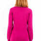 Purple Nylon Women Sweater