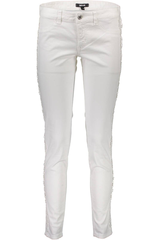 White Cotton Women Pants