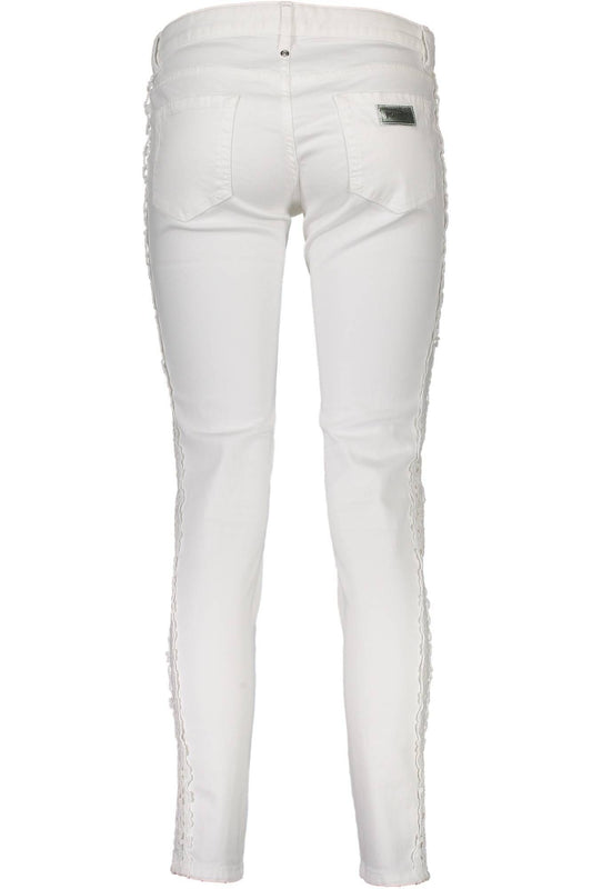 White Cotton Women Pants