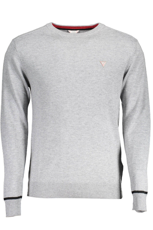 Gray Wool Men Sweater