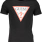 Black Cotton Men T-Shirt
