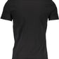 Black Cotton Men T-Shirt