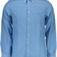 Light Blue Cotton Men Shirt