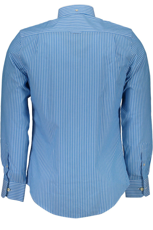 Light Blue Cotton Men Shirt