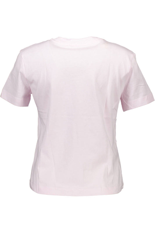 Pink Cotton Women Top