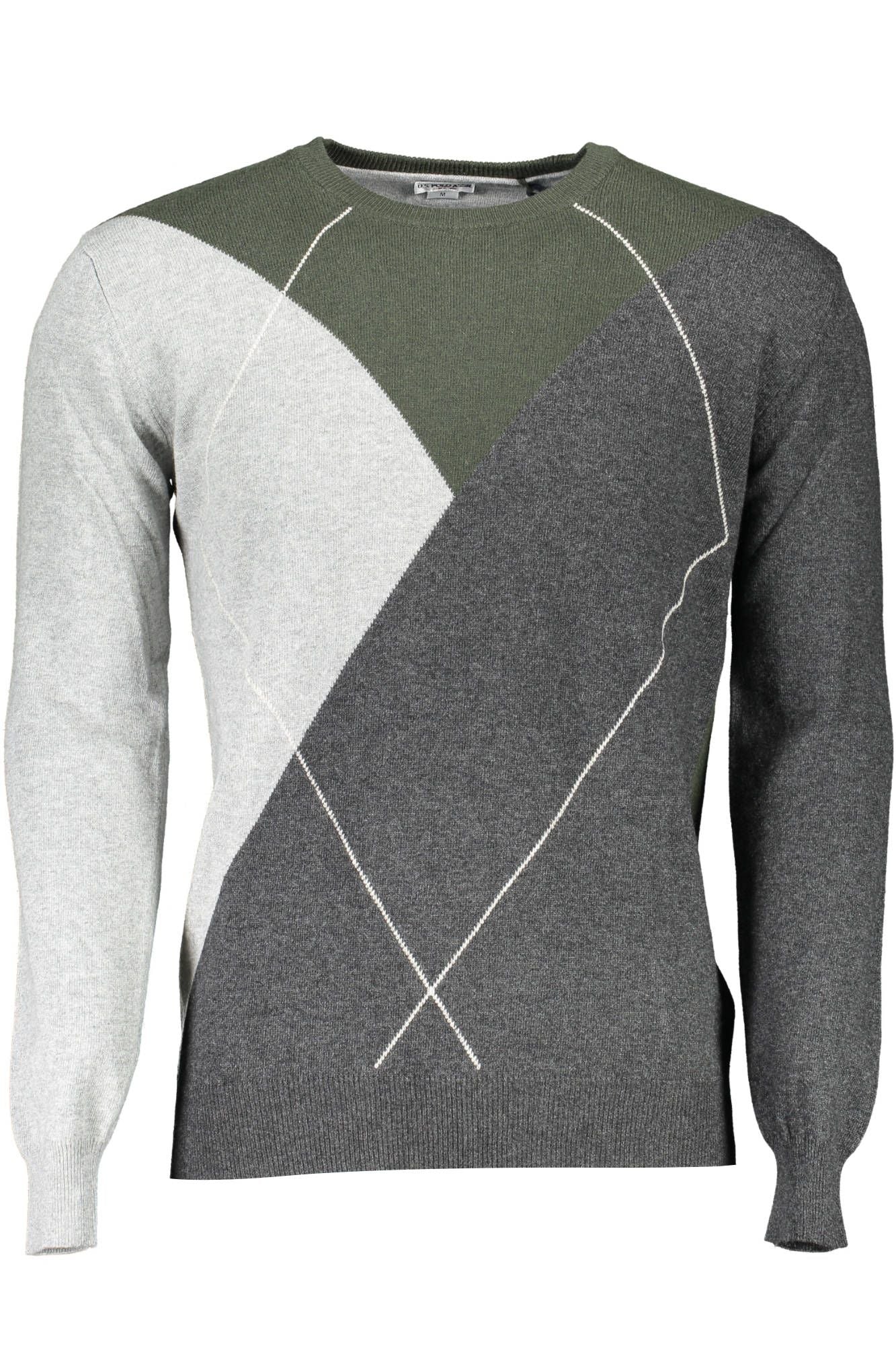 Gray Wool Men Sweater