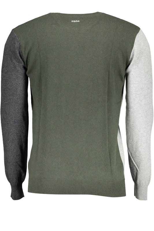 Gray Wool Men Sweater