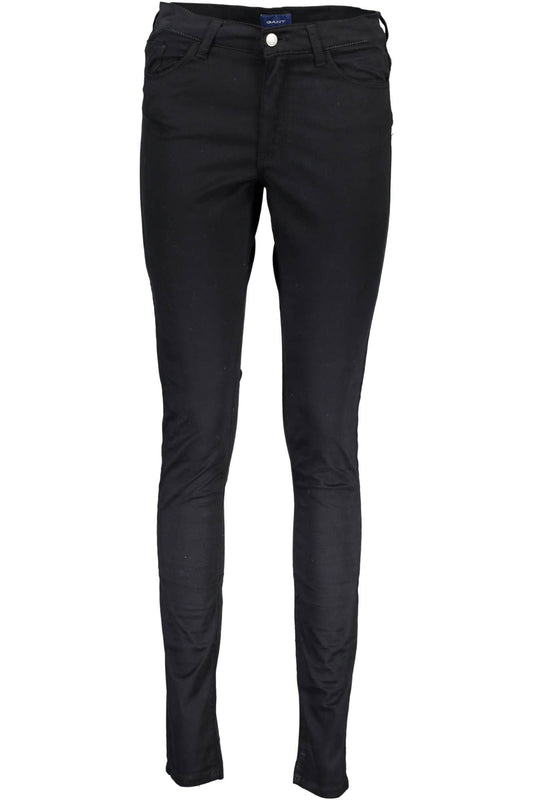 Black Cotton Women Jeans