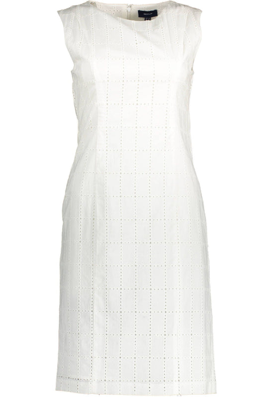 White Cotton Women Dress