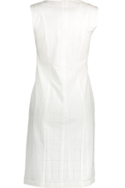 White Cotton Women Dress