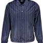 Blue Polyester Men Jacket