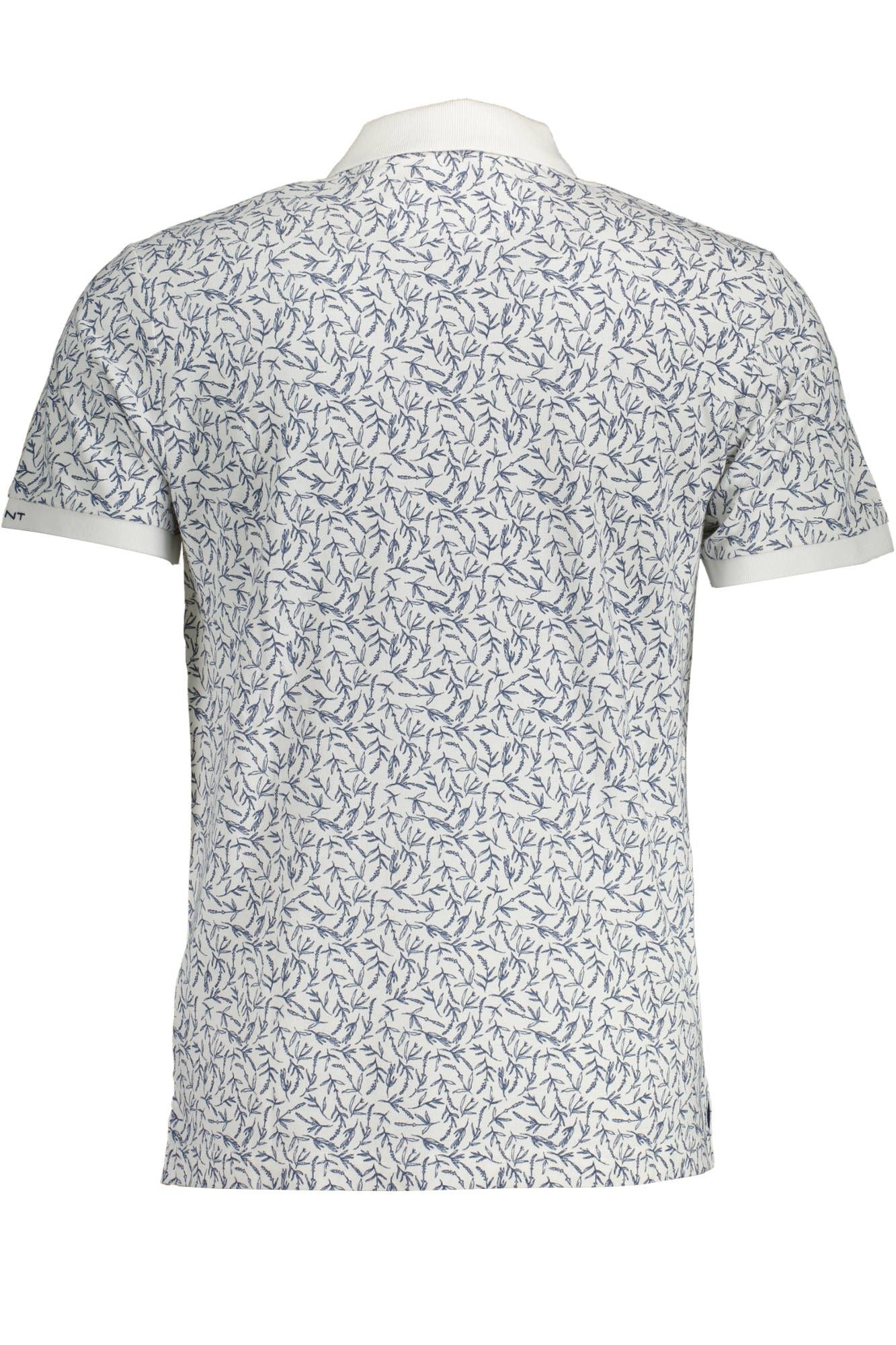 White Cotton Men Polo Shirt