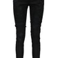 Black Cotton Women Jeans