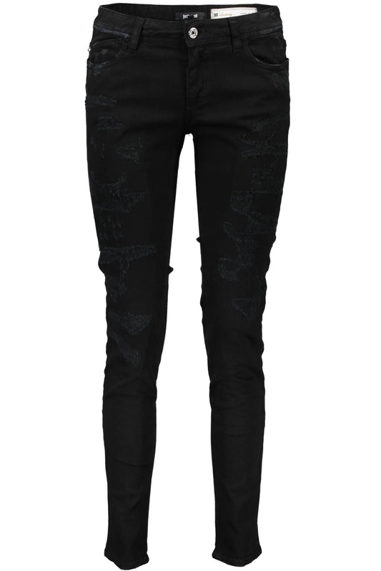 Black Cotton Women Jeans
