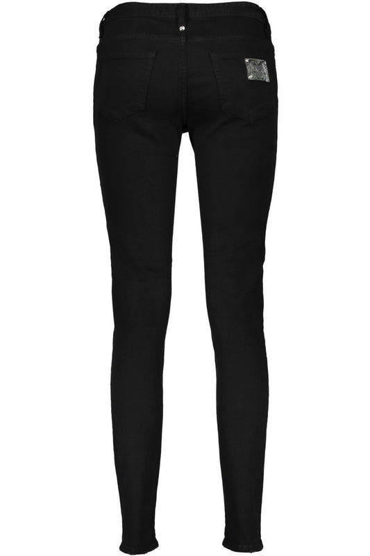 Black Cotton Women Jeans