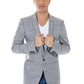 Gray Cotton Men Jacket