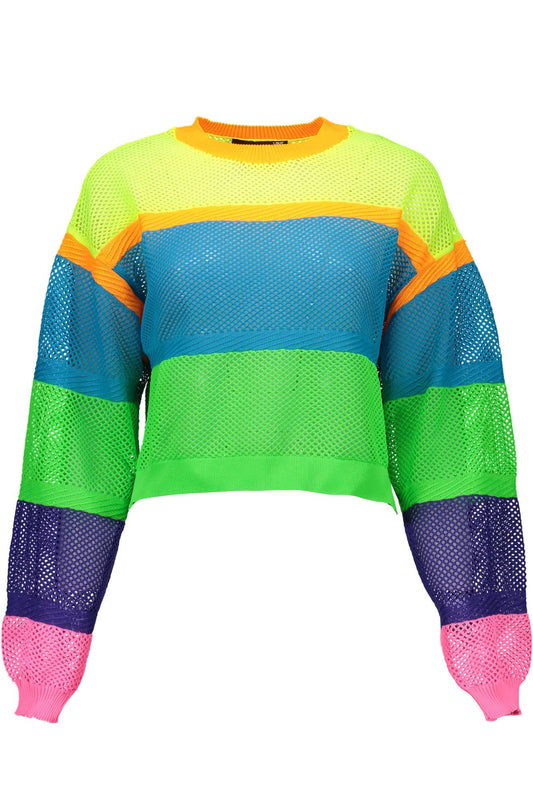 Multicolor Polyester Women Sweater