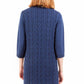 Blue Wool Women Dress