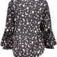 Blue Ramie Women Top