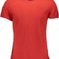 Red Cotton Men T-Shirt