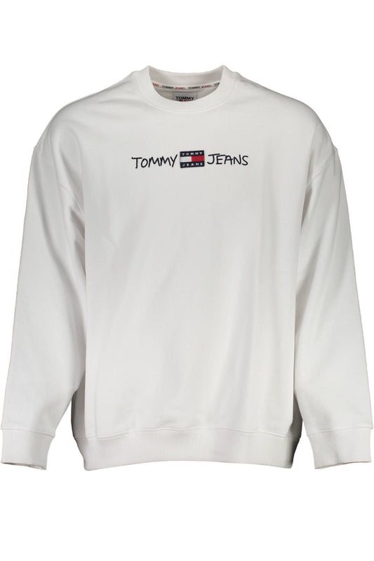 White Cotton Men Sweater